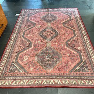Ruggable 5x7 Zareen Scarlet Red Rug - Cover Only